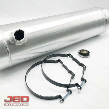 M236 JSD Aluminum Spun Fuel Tank 8x33 End Fill 7 Gallon 3/8'' NPT Standard