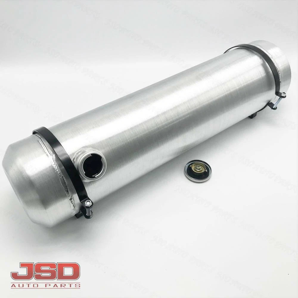 M239 JSD Aluminum Spun Fuel Tank 8x36 End Fill 7.5 Gallon 3/8'' NPT Standard